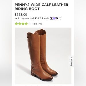 Leather Riding Boots wide calf